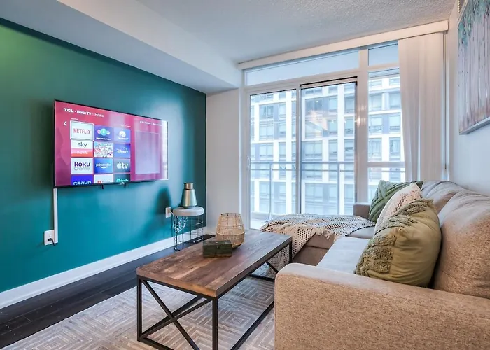 Queen 2Br With Free Parking, Near Cn Tower